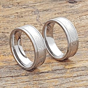 Calypso Irish Love Celtic Rings - Grooved - Forever Metals