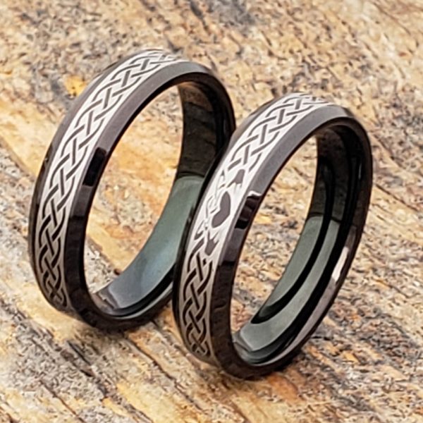 clatter-5mm-promise-black-beveled-claddagh-rings