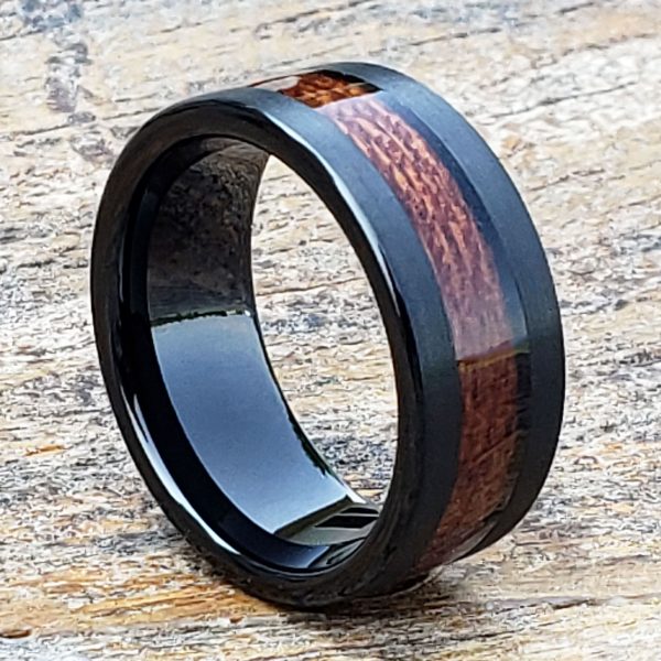 neptune-mens-black-brushed-wooden-ring