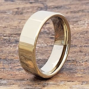 Europa Gold Tungsten Rings - Simple Womens - Forever Metals