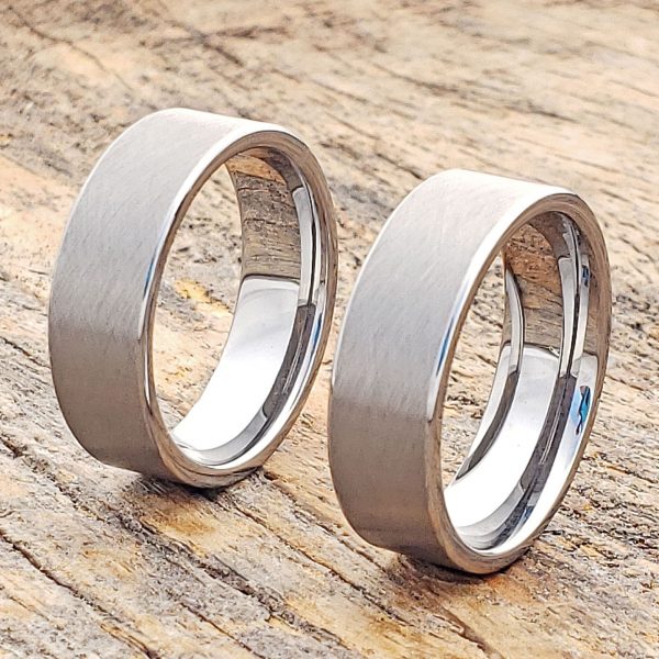 athens-flat-florentine-brushed-tungsten-wedding-bands