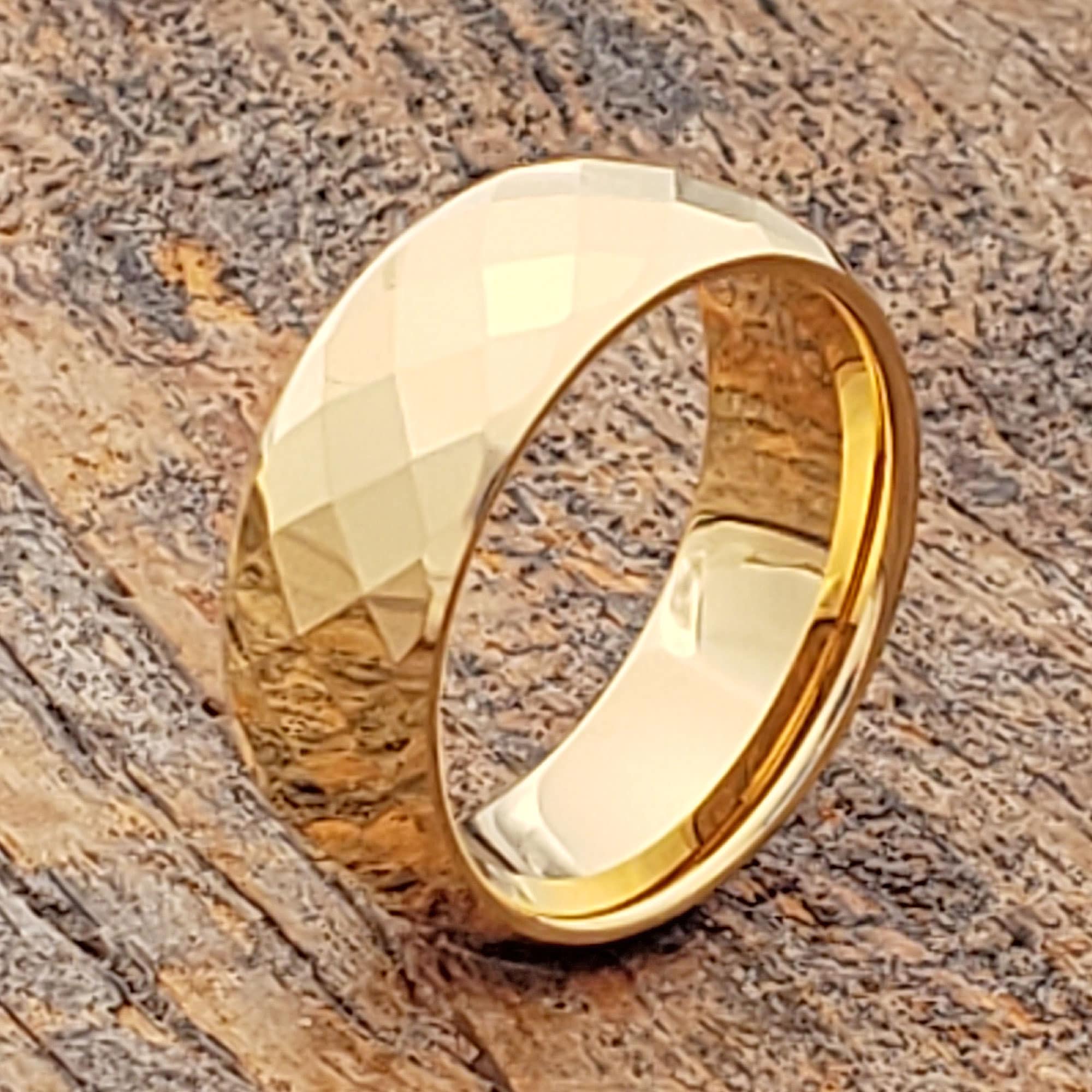 Fancy Men Gold Alloy Metal Ring (Pack-1)