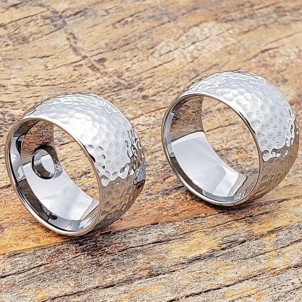 Hammered Statement Rings - Masculine | Rugged - Forever Metals