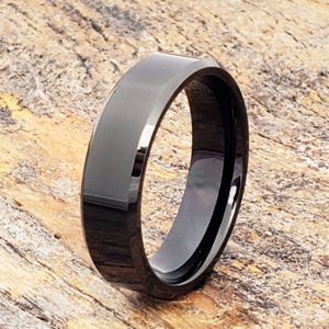 Orion Black Tungsten Rings - Anniversary | Womens - Forever Metals