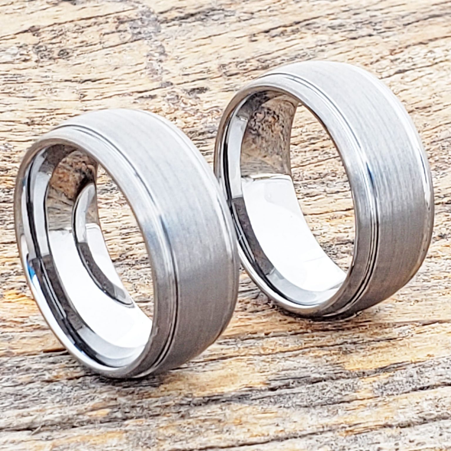 Turbo Contrasting Tungsten Wedding Bands SALE Forever Metals   Turbo 9mm Contrasting Tungsten Wedding Bands 1 1536x1536 