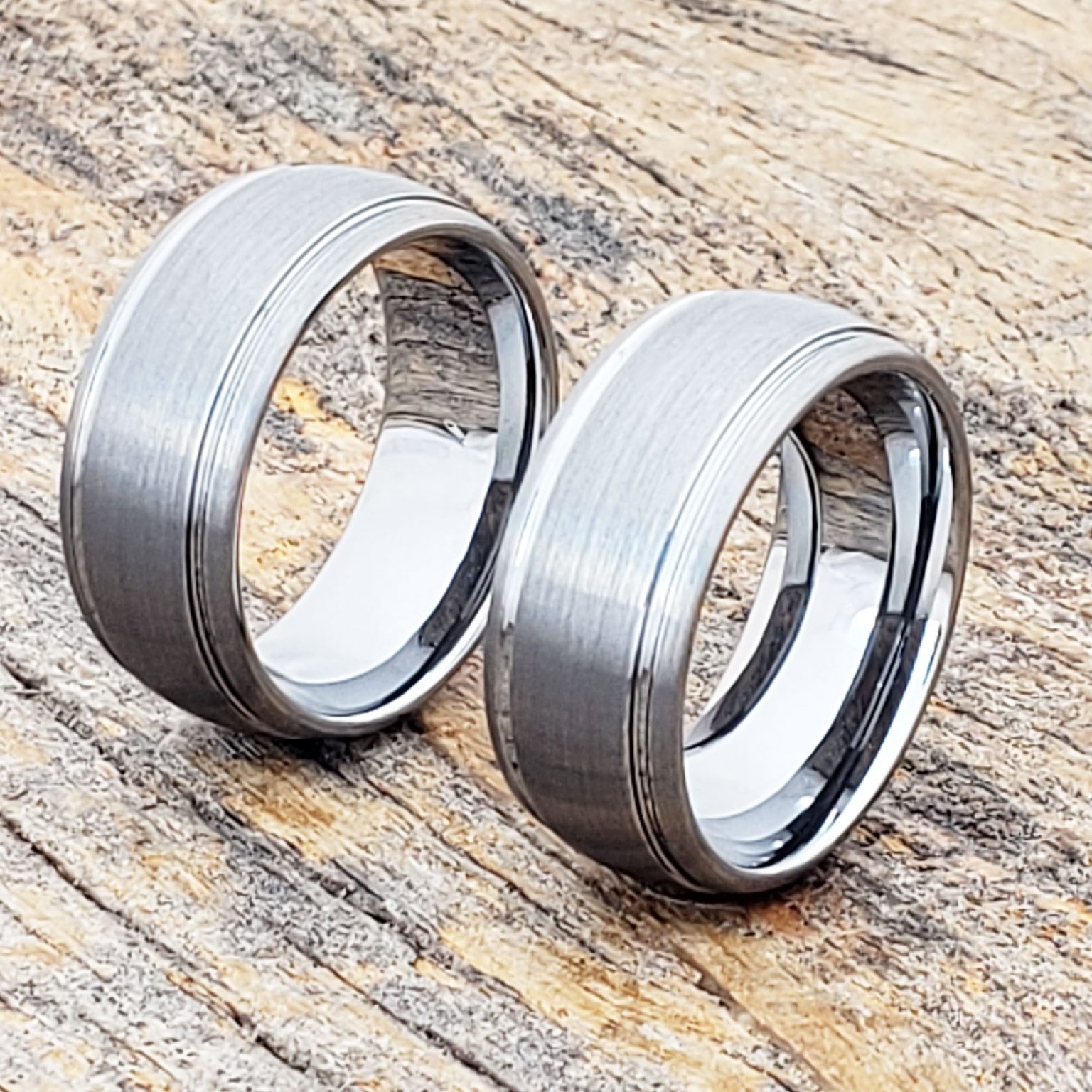 Turbo Contrasting Tungsten Wedding Bands SALE Forever Metals   Turbo Contrasting 9mm Tungsten Wedding Bands 1 1536x1536 