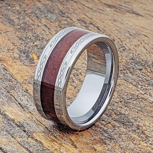 Whiskey Barrel Wood Wedding Band | Exquisite - Forever Metals